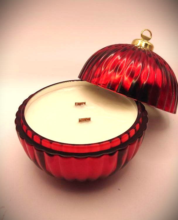 Luxury Glass Bauble Candle