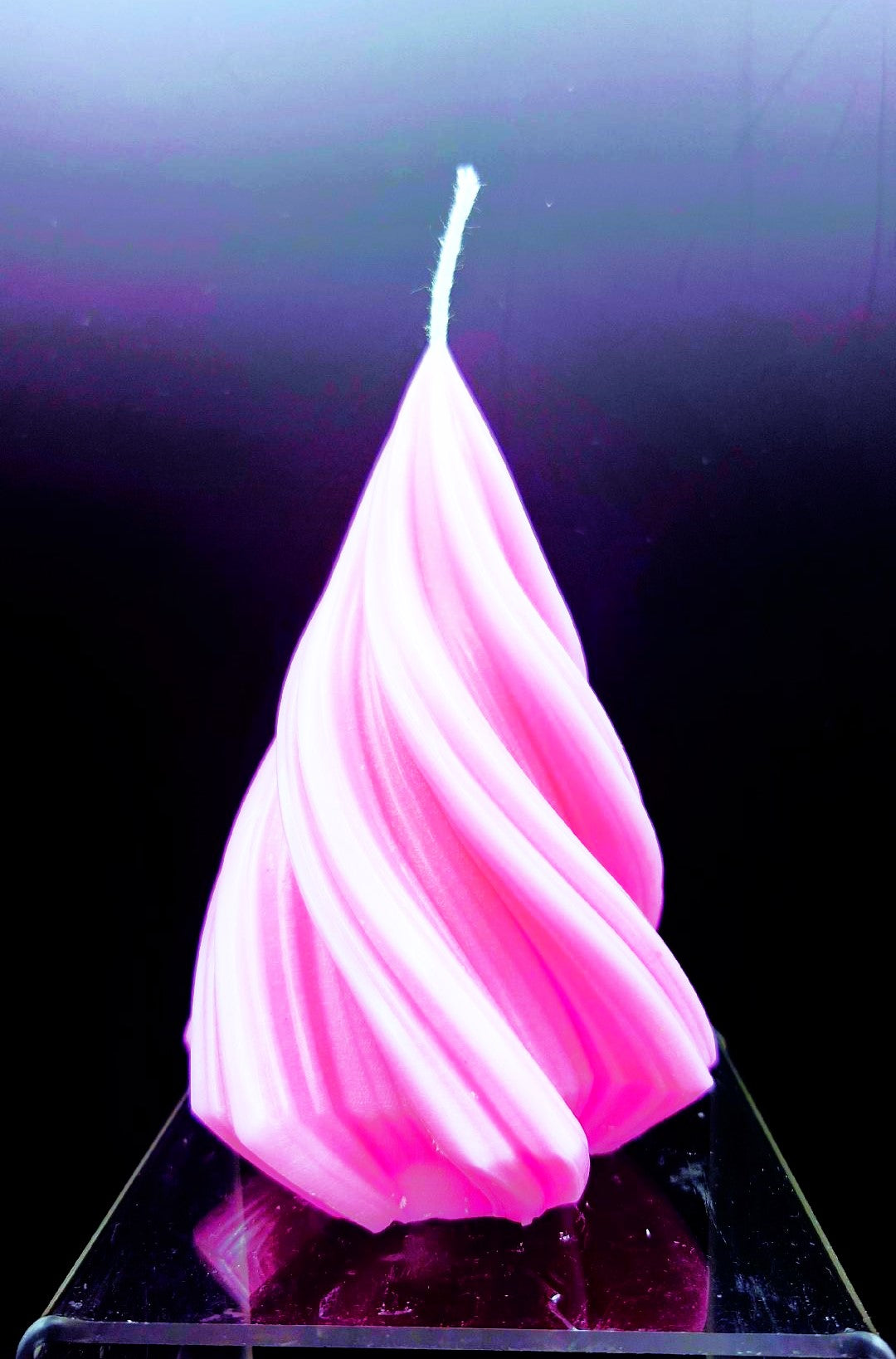 Spiral Christmas Tree Candle