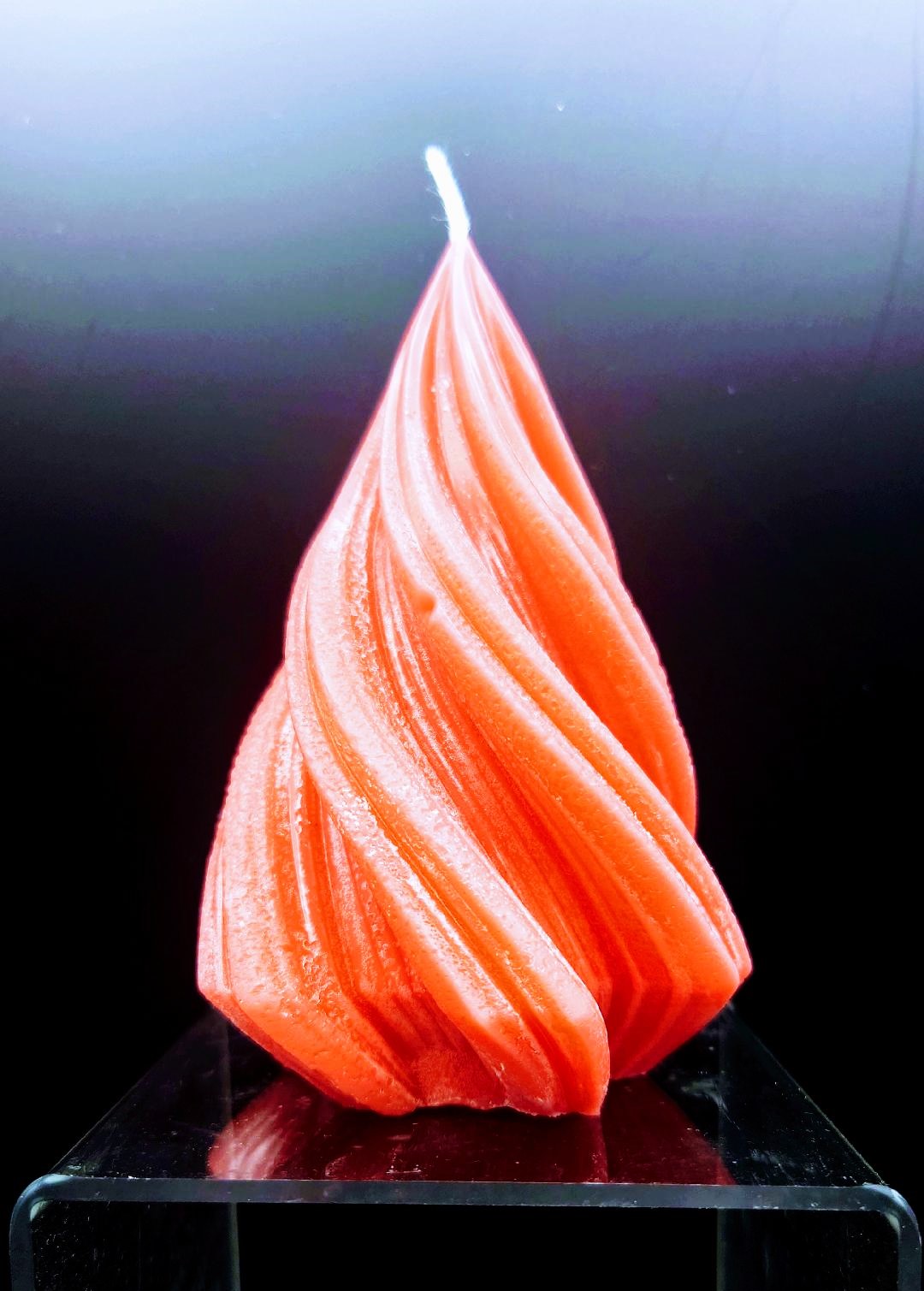 Spiral Christmas Tree Candle