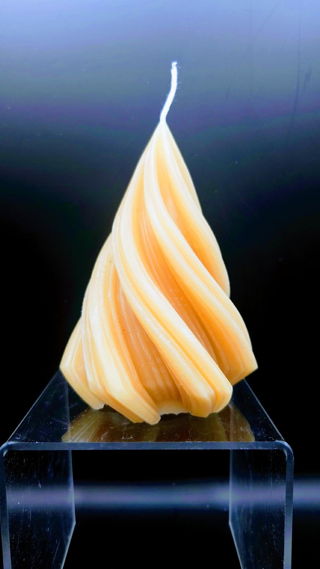 Spiral Christmas Tree Candle