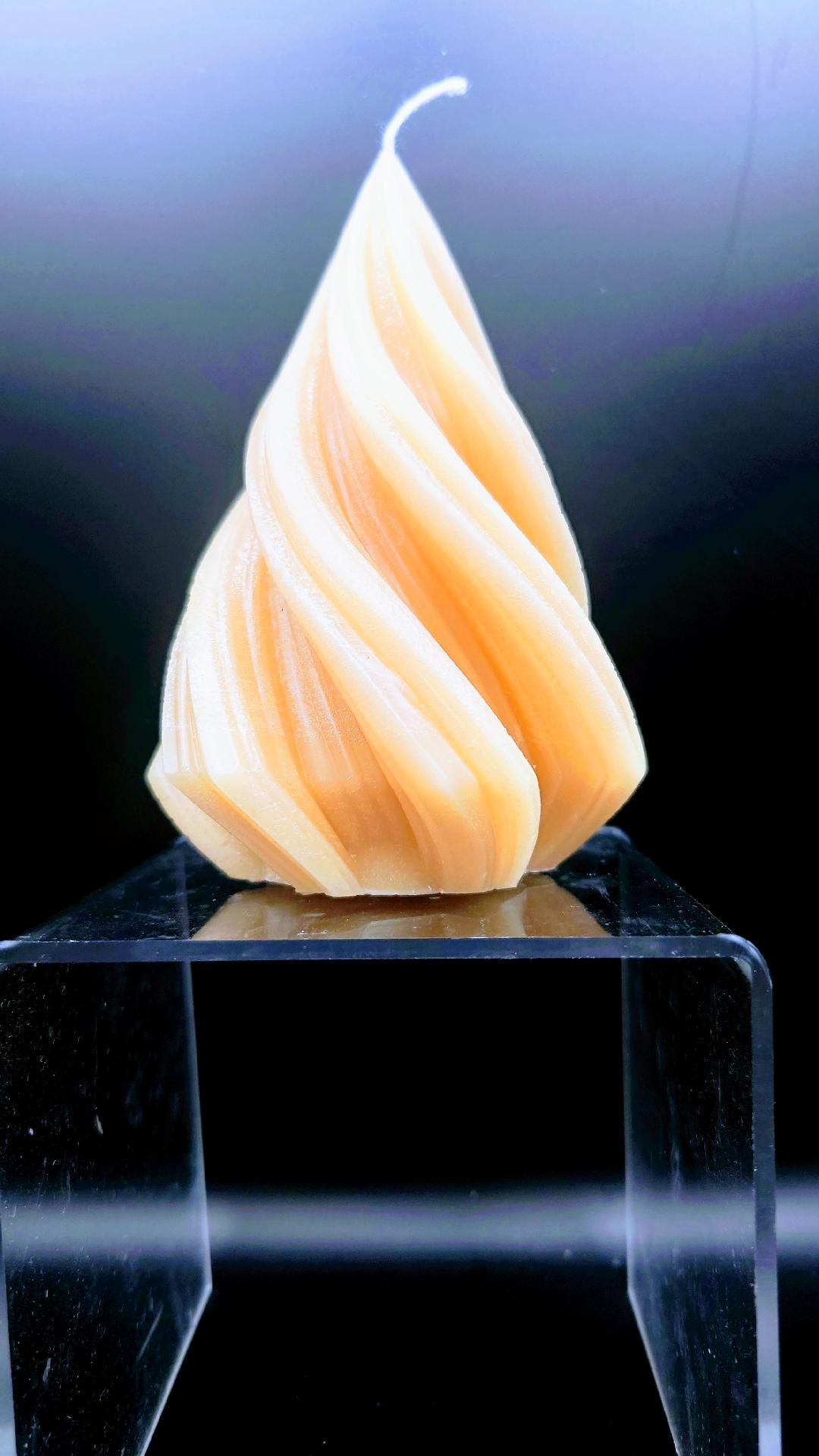 Spiral Christmas Tree Candle