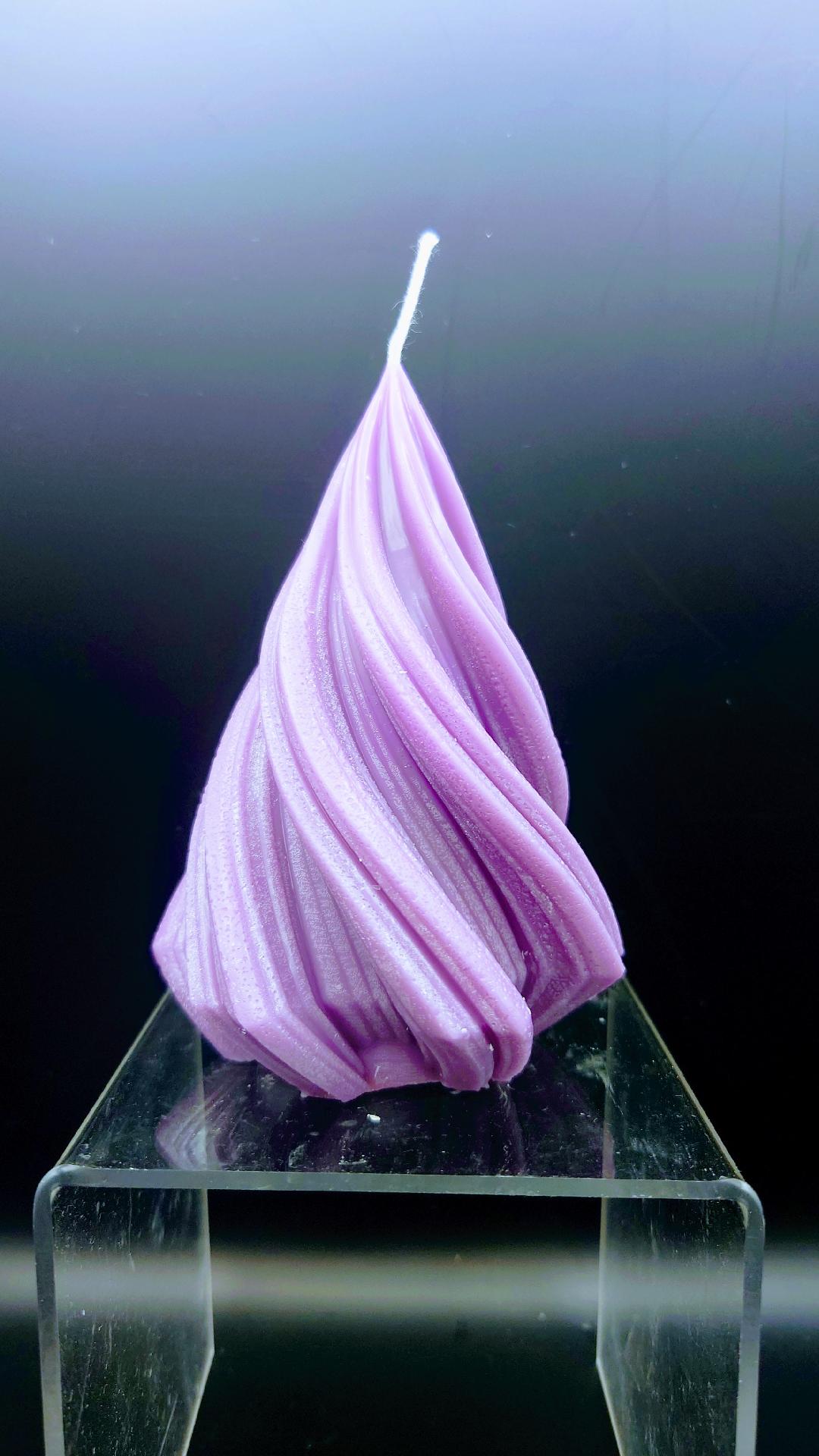 Spiral Christmas Tree Candle