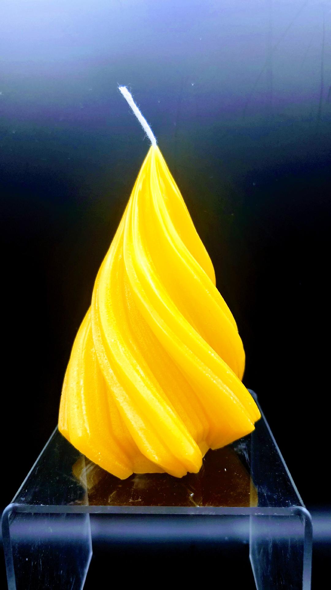 Spiral Christmas Tree Candle