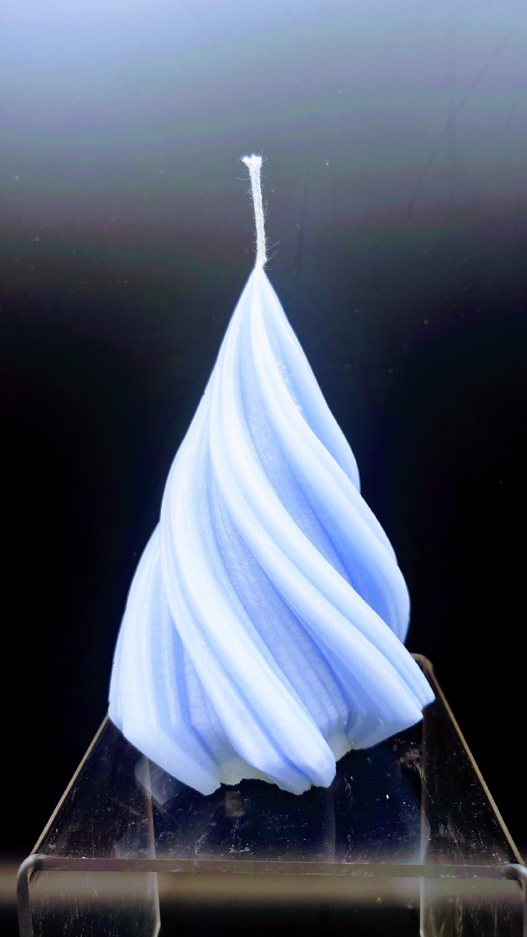 Spiral Christmas Tree Candle
