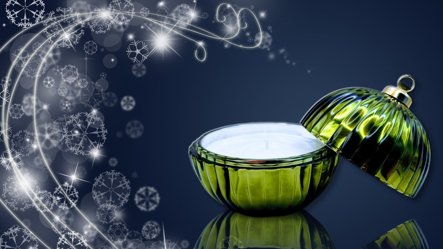 Luxury Glass Bauble Candle