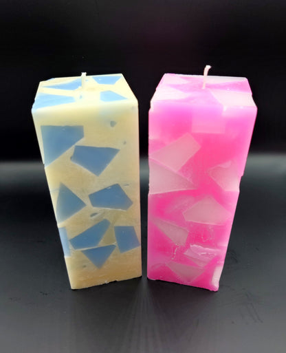 Chunk Pillar Candle