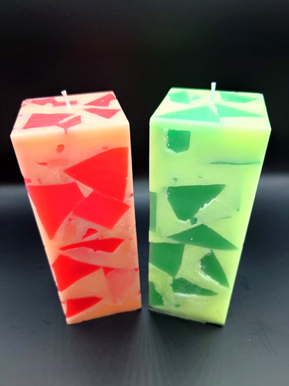 Chunk Pillar Candle