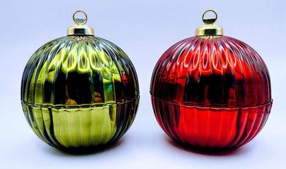 Luxury Glass Bauble Candle