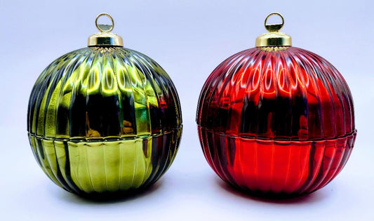 Luxury Glass Bauble Candle