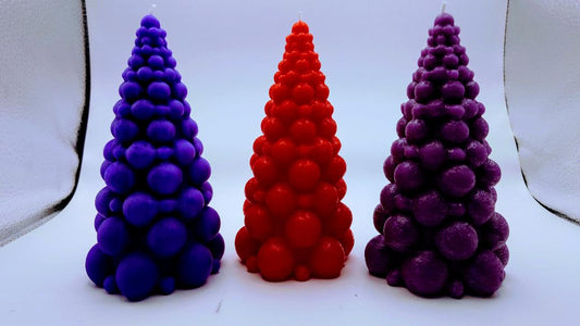 Luxury Bauble Tree Candle